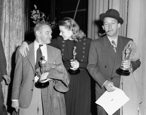 Barry Fitzgerald, Ingrid Bergman, Bing Crosby,1945